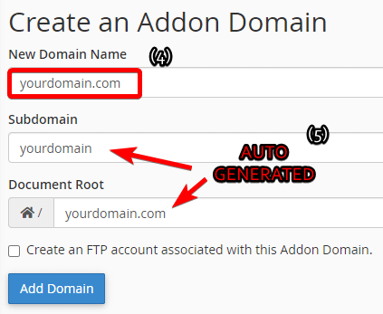 Learn how to set up an addon domain with cPanel